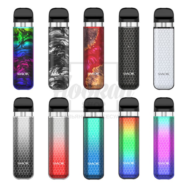 Многоразовая Pod-система Smok Novo 4 800 мАч Black Carbon Fiber