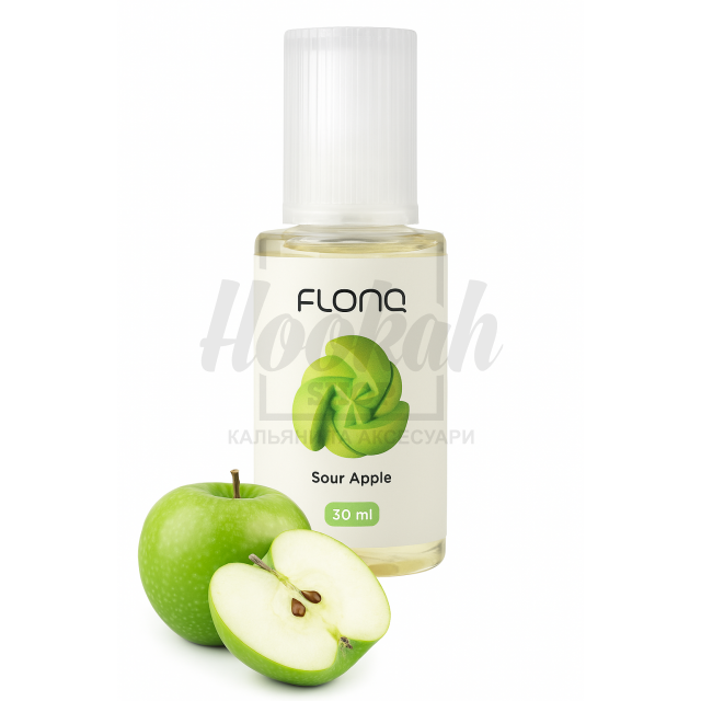 Жидкость Flonq Liquid Sour Apple (Кислое Яблоко) 30мл 5%