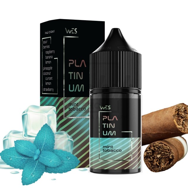 Жидкость Набор WES Platinum Mint Tobacco (Мята Табак) 30мл 5%