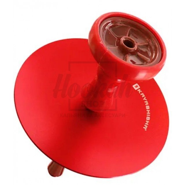 Кальян Kaya Elox 30CМ Clear Alum Plug Red 2S