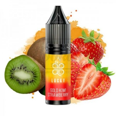 Рідина Lucky Gold Kiwi Strawberry (Золотий Ківі Полуниця) 15мл 5%