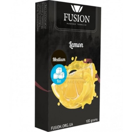 Табак Fusion Medium Ice Lemon (Лед Лимон) 100 гр