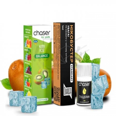 Жидкость Набор Chaser Киви Лёд 10мл 5%