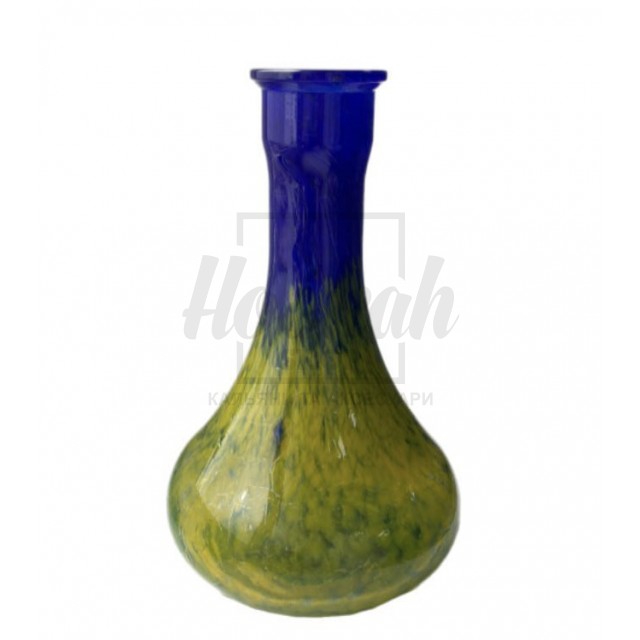 Колба Украина Drop Сине-Желтая Кракле