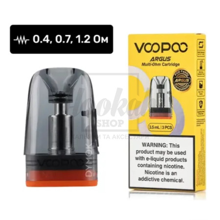Картридж VooPoo Argus Multi-Ohm Cartridge 3.5ml 0.7