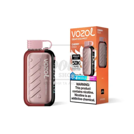Електронна сигарета Vozol Gear 50000 Cherry Cola (Вишня Кола)