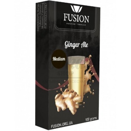 Тютюн Fusion Medium Ginger Ale (Імбірний Ель) 100 гр