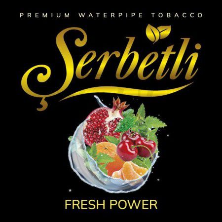 Табак Serbetli Fresh Power (Гранат Вишня Мандарин Мята Лёд) 100 гр