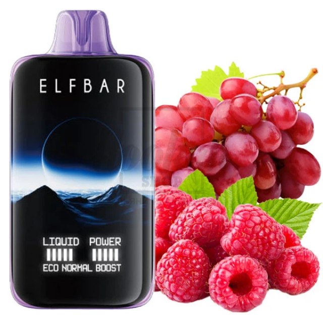 Електронна сигарета Elf Bar MoonNight 40000 Grape Raspberry (Виноград Малина)