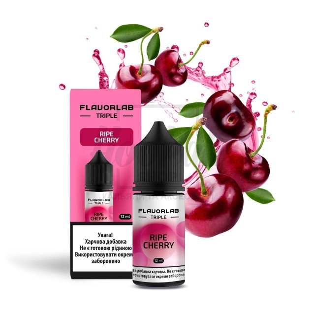 Жидкость Набор Flavorlab Triple Ripe Cherry (Спелая Вишня) 30мл  6.5%