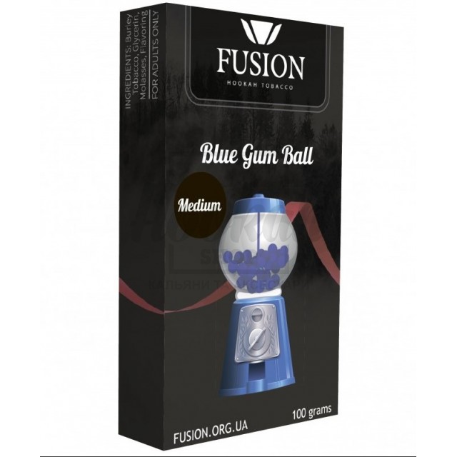 Табак Fusion Medium Blue gum ball (Фьюжн Черничная жвачка) 100 гр