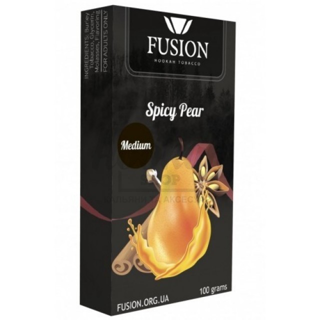 Тютюн Fusion Medium Spicy Pear (Пряна Груша) 100 гр