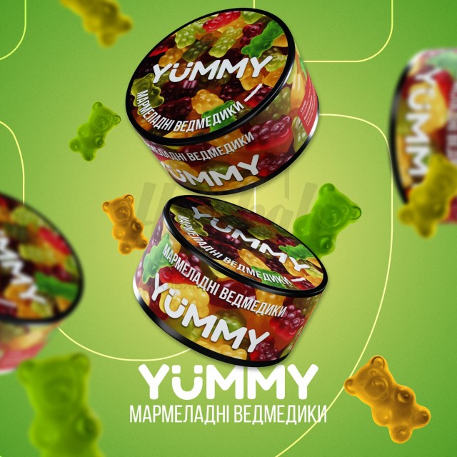 Тютюн Yummy Gummy Bear (Желейні Ведмедики) 100 гр
