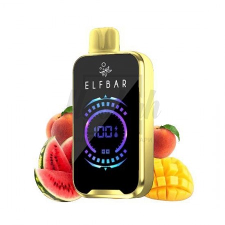 Электронная сигарета Elf Bar RAYA D2 20000 Mango Peach Watermelon (Манго Персик Арбуз)