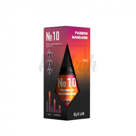 Жидкость Elix Crystal Passion Mandarin (Маракуйя Мандарин) 30мл 5%