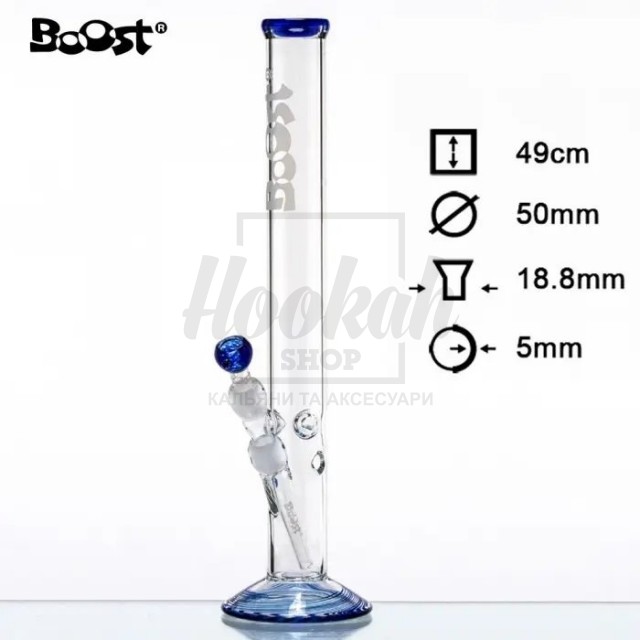 Бонг стеклянный Boost Cane Ice