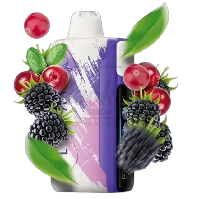 Електронна сигарета Elf Bar Ice King 30000 Blackberry Cranberry (Чорниця Журавлина)