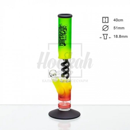 Бонг стеклянный Amsterdam Rasta Club