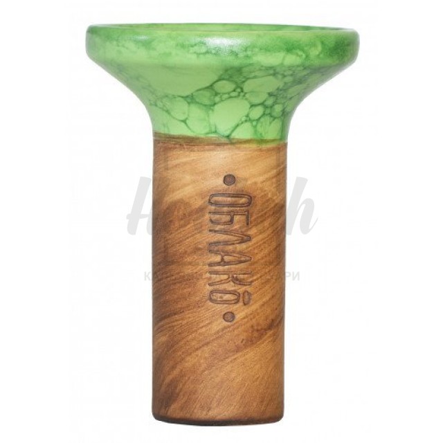 Чаша Облако Flow Black on Light Green-green Marble