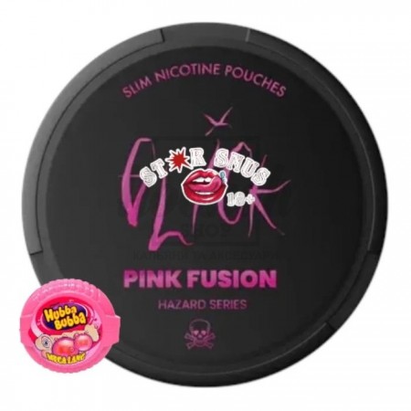 Снюс Glick Hazard Pink Fusion 25 mg/pouch 50 mg/g (Ягодная жвачка)