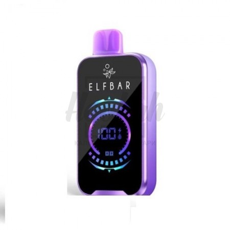 Электронная сигарета Elf Bar FS18000 Grape Raspberry (виноград малина)
