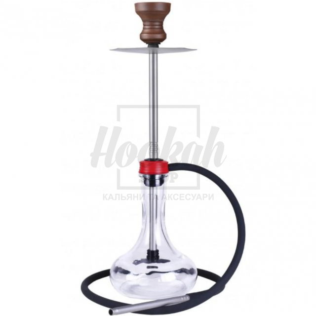 Кальян Gorilla 2.0  Red Прозрачная Колба