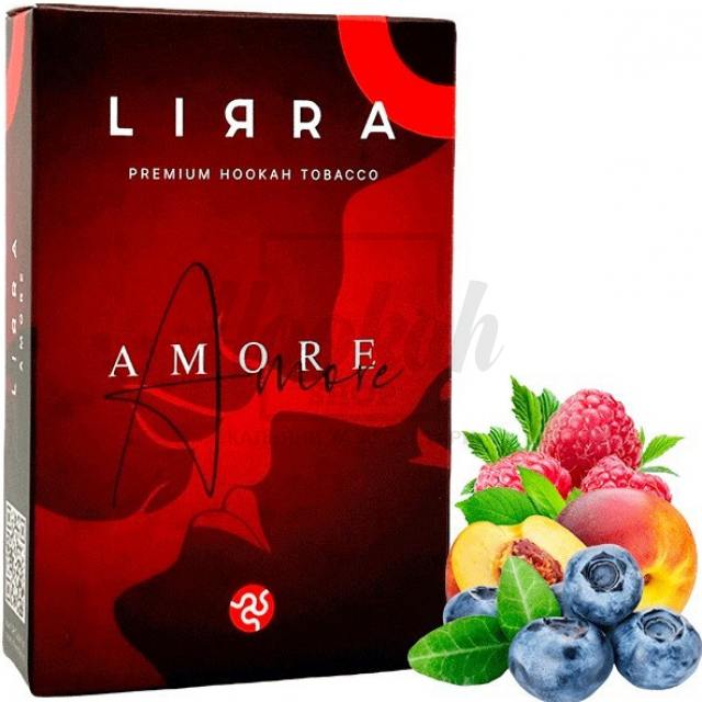 Табак Lirra Amore (Малина Черника Персик) 50 гр