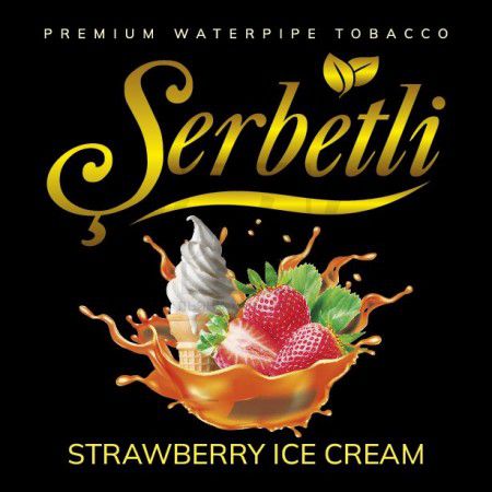 Табак Serbetli Strawberry Ice Cream (Клубничное Мороженое) 500 гр