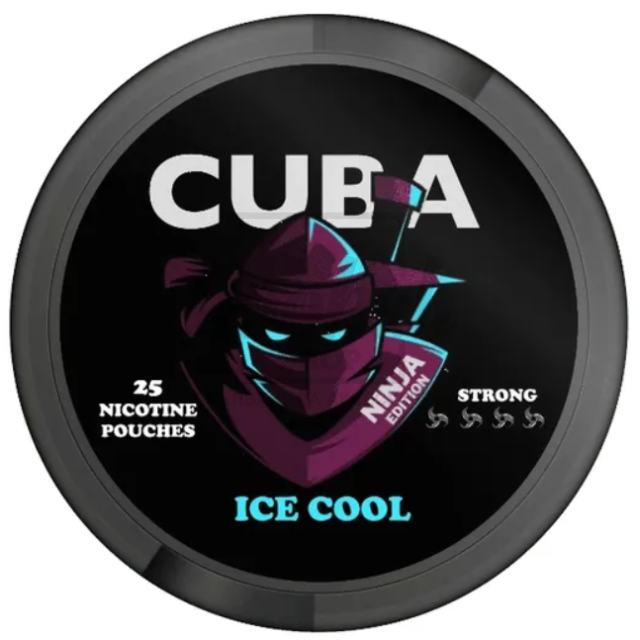 Снюс Cuba Ninja Ice Cool 150 mg/g (Крижана М'ята)