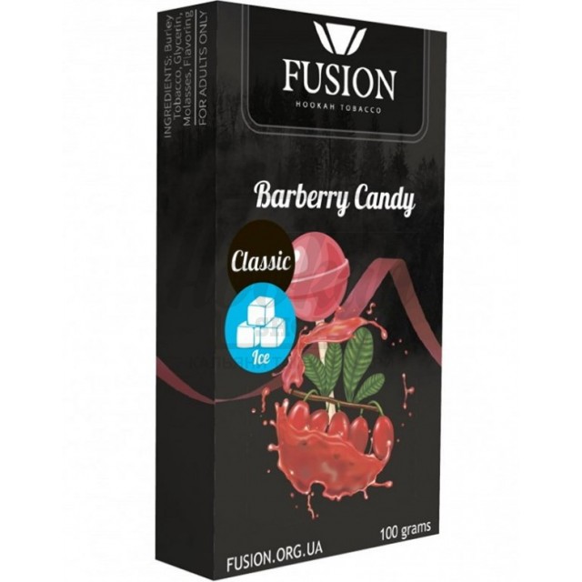 Табак Fusion Classic Ice Barberry Candy (Лед Барбарисова Конфета) 100 гр