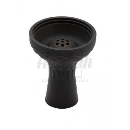 Силиконовая чаша с дырками (внешне самсарис) черная