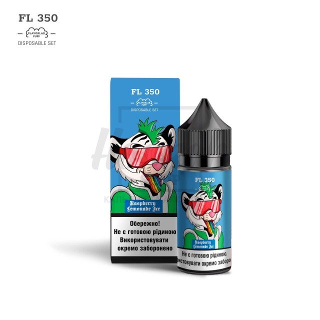 Жидкость Набор Flavorlab FL350 Raspberry Lemonad Ice (Малиновый Лимонад Лед) 30мл 5%