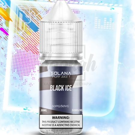 Жидкость SOLANA LIQUID Black Ice (Черная Смородина Лед) 30мл 5%