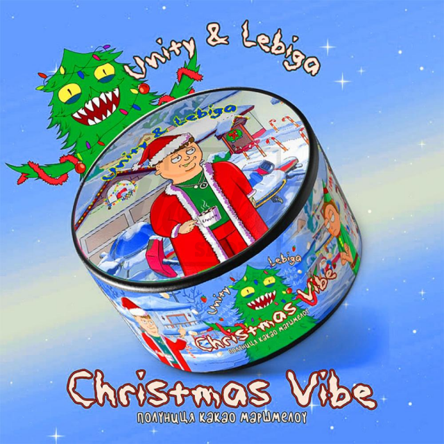 Табак Unity Christmas Vibe (Клубника Какао Маршмеллоу) 100 гр