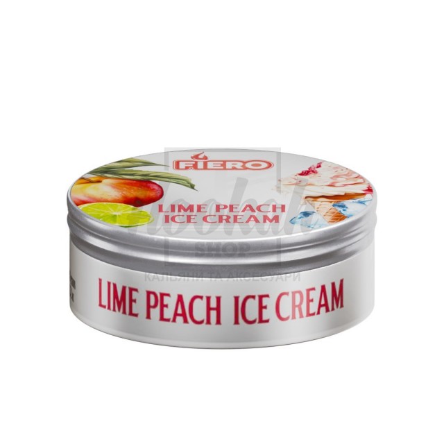 Табак Fiero Lime Peach Ice Cream (Лайм Персик Пломбир) 100 гр