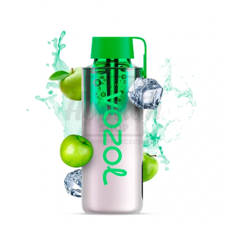Електронна сигарета Vozol NEON 10000 Sour Apple Ice (кисле яблуко лід)