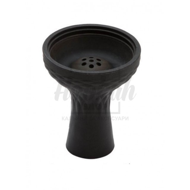 Силіконова чаша з дірками (зовні самсарис) Чорна