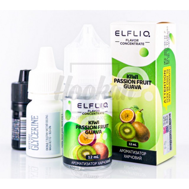 Жидкость Набор Elf Liq Kiwi Passion Fruit Guava (Киви Маракуйя Гуава) 5% 30мл