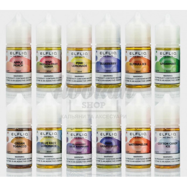 Рідина Elf Liq Strawberry Raspberry Cherry Ice (Полуниця Малина Вишня Лід) 30мл 5%