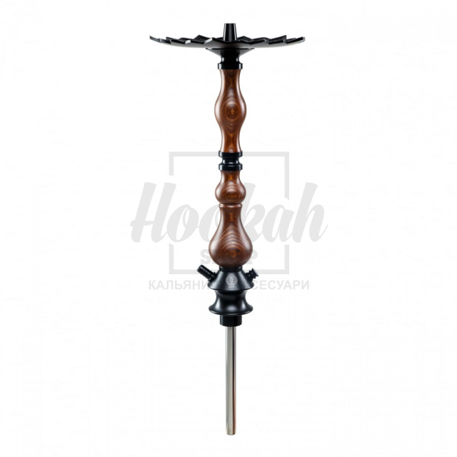 Шахта для кальяна Karma 0.0 Dark Brown темно-коричневая + Блюдце