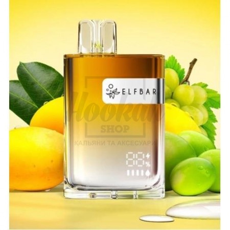 Электронная сигарета Elf Bar CR8000 Mango Green Grape (Манго Зелёный Виноград)
