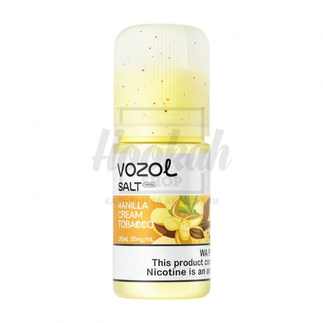 Жидкость Vozol Vanilla Cream Tobacco (Ваниль Крем Табак) 30мл 5%