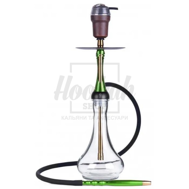 Кальян Alpha Hookah Model S Replica - Комплект Зелений
