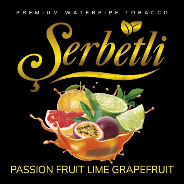 Тютюн Serbetli Passion Fruit Lime Grapefruit (Маракуйя Лайм Грейпфрут) 500 гр