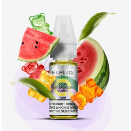 Жидкость Elf Liq Sour Watermelon Gummy (Кислые Арбузные Желейки) 10мл 5%