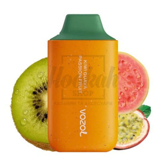 Электронная сигарета Vozol 6000 Kiwi Guava Passion Fruit (киви маракуйя гуава)