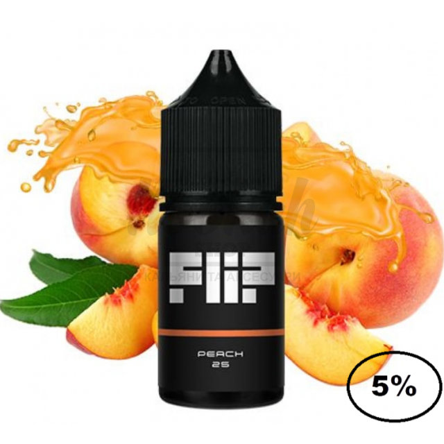 Жидкость Flip 5% 30мл Peach (персик)