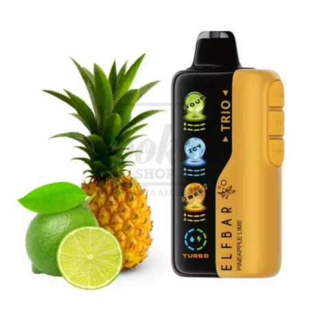 Электронная сигарета Elf Bar Trio 40000 Pineapple Lime (Ананас Лайм)