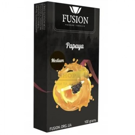 Табак Fusion Medium Papaya (Папайя) 100 гр