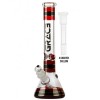Бонг стеклянный Grace Glass Striped Series Red